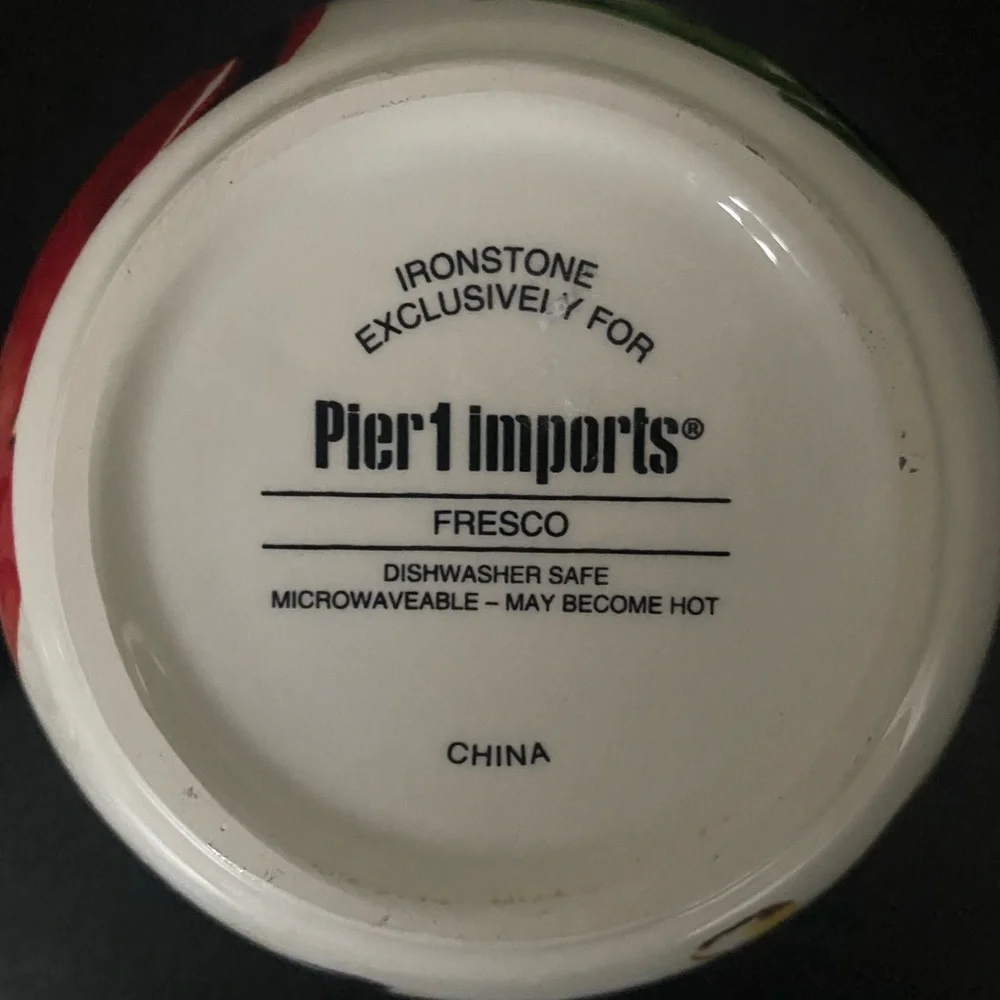⚡️SALE Pier 1 Imports Set of 2 Ironstone Fresco Small Bowls